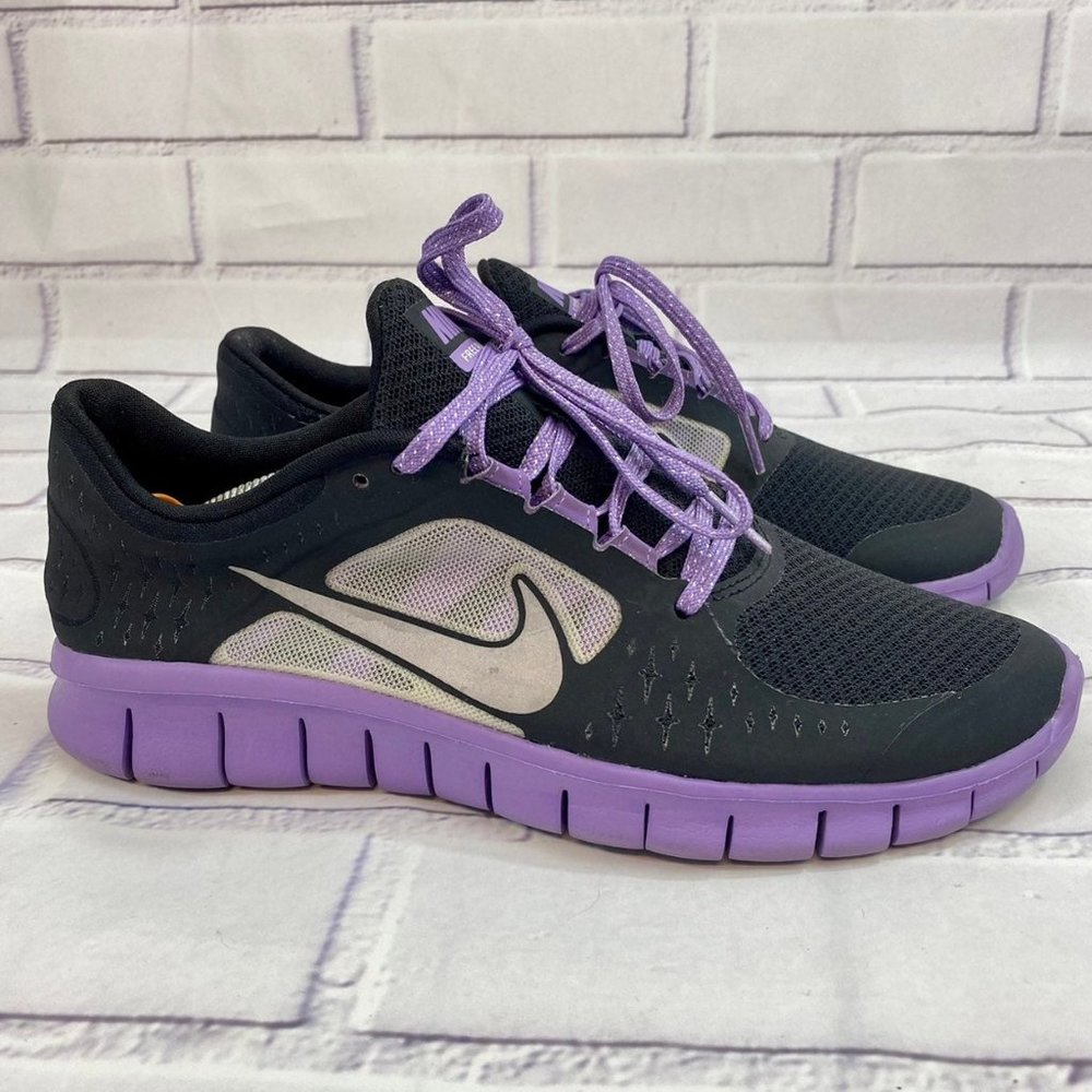 Nike FREE Run 3 purple running walking shoes